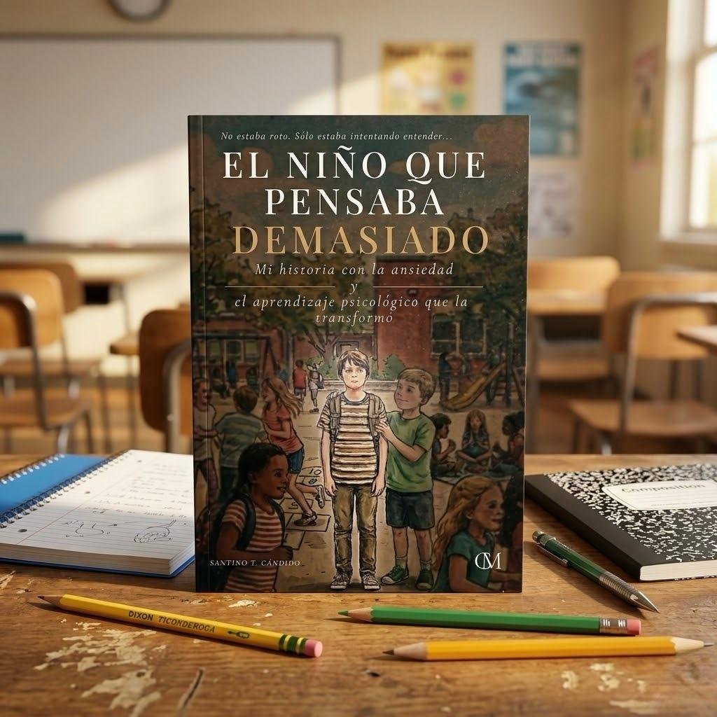 Portada del ebook "El niño que pensaba demasiado"